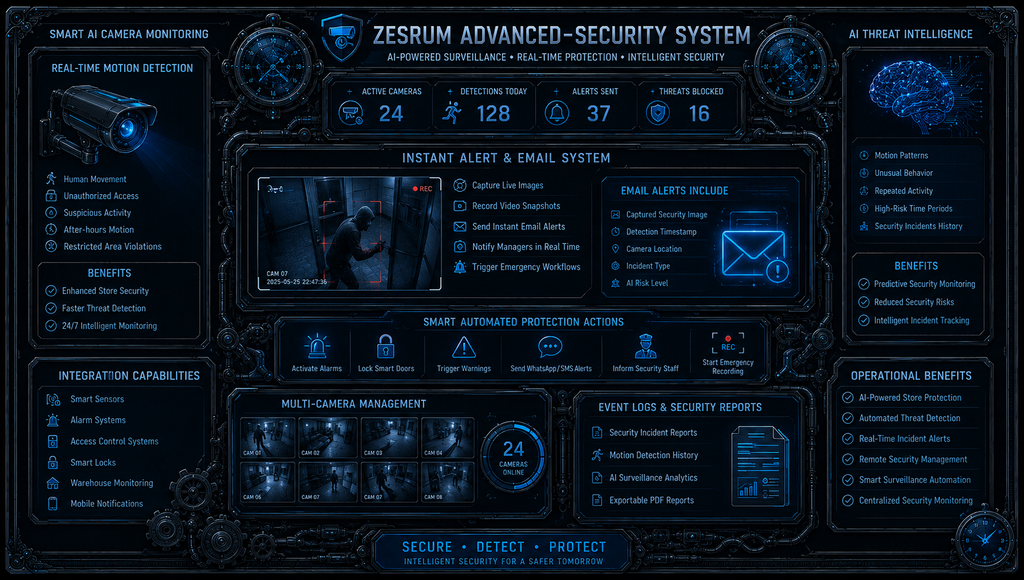 Zesrum Motion-Detection-Security System